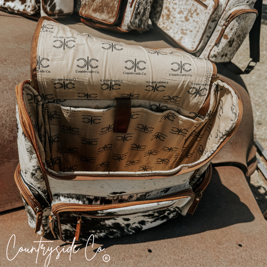 Boulder Cowhide Conceal Carry Backpack